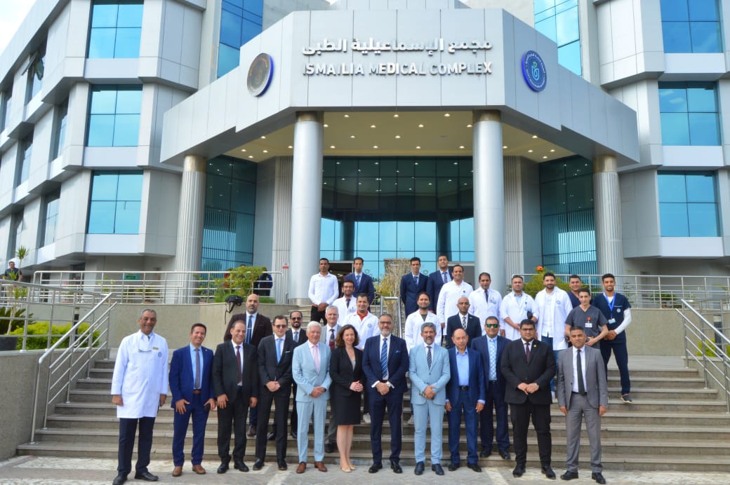 هيئة الرعاية الصحية تستقبل خبراء طبيين دوليين ومصريين لزيارة المنشآت الصحية التابعة لهيئة الرعاية في الإسماعيلية)